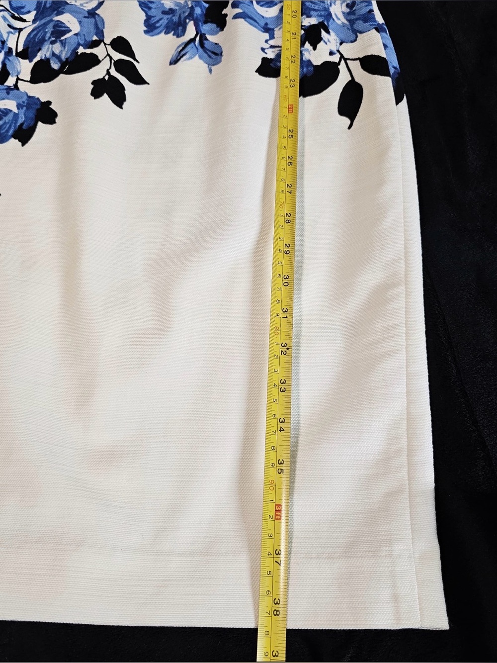 Talbots Floral Sheath Dress Blue Black Ivory Size 6 NWT - Picture 7 of 10